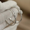 Design Zirconia Letter V Stud Earrings for Women Jewelry C Shaped Earrings Gift - Image 7