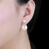 Double Imitation Pearl Earrings for Women Creative Design Versatile Female Earring Daily Wear Temperament Jewelry - Image 3