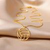 Pendant Necklace with Textured Chain and Multiple Charm Designs - Image 22
