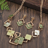 Simple Drip Oil Geometric Jewelry Sets for Women Accessories Necklace and Earrings Set Daily Party Prom Gift - Image 5