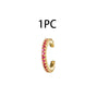 2PCS Stainless Steel Water Drop Hoop Earring For Women Gold Plated Cubic Zirconia Square Earring Piercing Jewelry - Image 7