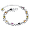 charm Silver Bracelet for man woman Twisted rope chain jewelry Wedding party Christmas gift - Image 25