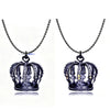 Crown Pendant Necklace on Long Sweater Chain - Image 17