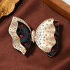 Retro Dual Color Matte Gold Starlight Diamond Butterfly Brooch Pin Small Fragrance Style Lady's Chest Flower Suit Jacket Accesso - Image 3