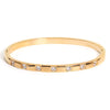 Zircon Stainless Steel Bracelet For Women Geometric Leaf Rhinestone Shell Bangles Couple Jewelry - Image 10