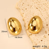 Shell Water Drop Golden Imitaiton Pearl Women Stud Earrings Stainless Steel Heart Female Earring Elegant Jewelry Gifts - Image 3
