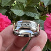 Steampunk Gear Wheel Men Stainless Steel Ring Inlay Carbon Fiber Rings For Men Rock Punk Wedding Band Jewelry - Image 3