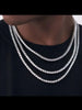 Hip Hop Acrylic Crystal Tennis Chain Necklace For Men Rock Choker Necklace For Women Party Jewelry Gift - Image 2