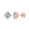 Test Passed Studs Earrings for Men Women Silver Platinum Plated Bride Wedding Lab Diamond Studs - Image 8
