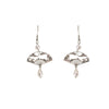 Chinese Retro National Fan-shaped Tassel Earrings Female National Style Hollow Cloud Fan Hanging Dangle Earrings Jewelry - Image 5