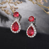 Geometric Drop Colorful Zircon Clip on Earring for Women Without Piercing Ear Clip for Women Wedding Jewelry - Image 8