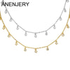 Pepper Star Pendant Tassel Choker Necklace for Women Shiny Zircon Gold Plated Necklace Jewely Accessories - Image 1