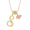 Letter Necklace for Women Pink Zircon Heart-shaped Pendant Suitable for Girls to Wear Personalized Gold-plated Jewelry - Image 35