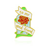Cartoon Flower Enamel Pin Lapel Brooch Rose Star Flare Violet Peach Blossom Peony Lotus Rose Osmanthus Badge Jewelry Friend Gift - Image 18
