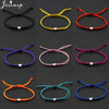 Multicolor Rope Lucky Heart Bracelets Women Men Charm Woven Handmade Bangles Braided Adjustable Buddhism Jewelry - Image 1