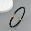 Charming gold-plated stainless steel braided mesh women's bracelet, jewelry, wedding team gift - Image 1