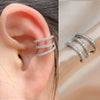 1Pc Geometry Crystal CZ Leaf Clip Earring For Women Without Piercing Punk Vintage Star Ear Cuff Wrap Adjustable Jewelry - Image 36