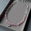 Vintage Heart Pendant Choker Necklace with Cubic Zirconia - Image 2