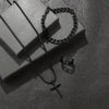 Cross-Style Accessories Set Bracelet Necklace Ring 3 Pieces Stainless Steel Elegant Suitable Both Men Women Gift Set - Image 3