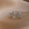 Charm Silver Moon Flower Snowflake Colorful Love Earrings, Suitable for European Women's Valentine's Day Jewelry Gifts - Image 29