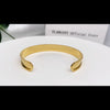 Cuff Adjustable Bangles Unisex Stainless Steel Bracelet CN(Origin) - Image 6