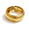 66mm Old Money Style Stainless Steel Hammer Metal Statement Bracelets Bangle Vintage Minimalist Jewelry - Image 6