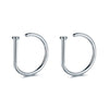 Fake Nose Ring Hoop No Piercing for Nose Lip and Ear 20G - Image 12