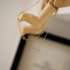Double-Layer Chain Necklace with Geometric Pendant Options - Image 14