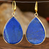 Stone Water Drop Dangle Earrings Bohemian Women's Delicate Banquet Party Holiday Handmade Jewelry - Image 14