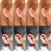 Three-Piece Stainless Steel Spike Piercing Stud Set - Image 4