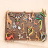 Baroque Deer, Giraffe, and Sika Deer Design Brooches for Men and Women, Jewelry and Accessories - Image 1