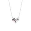 Silver Heart-shaped Star Zircon Pendant Necklace for Women Choker Style. Elegant jewelry accessory - Image 6