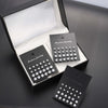 Geometric Six-Claw Heart-Shaped Crystal Zircon Basic Set Ear Studs Vintage Elegant 36 Pairs Unisex - Image 5