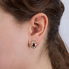 Shiny White Zirconia Vintage Synthetic Gemstone Earrings for Women Elegant Party Jewellery Accessories - Image 5