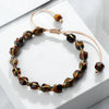 Handmade Bohemian Women Bracelets 8mm Cut Surface Tiger Eye Stone Jasper Amethyst Beads Bracelets Men Yoga Jewelry Gifts - Image 11