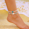 Colorful Starfish Pendant Rice Beads Beaded Anklet for Women Summer Multi-layer Bracelet Anklet Bohemian Leg Jewelry - Image 18