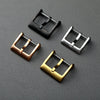 316L stainless steel buckle, 16 18 20mm silver black gold rose gold leather strap buckle, matte buckle - Image 1