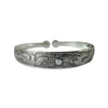 Retro Cuff Bracelets Tibetan Silver Metal Carving Fish Elephant Flower Bangles Vintage Gypsy Jewelry Female Gifts - Image 10