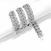 16MM Prong Cuban Link Chain Hip Hop Men 3Rows Rhinestone Necklace Iced Out Chain Women Paved Miami Polygon Cuban Necklaces - Image 5
