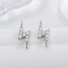 Hip Hop Cubic Zirconia Xo Letter Pendant Earrings Necklace Set for Men and Women Jewelry - Image 32