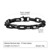 Chunky Chain Bracelets for Men,Silver Black Grey Gold Color Stainless Steel Chain Wristband,Stylish Gift for Son Dad - Image 10