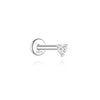 Open Heart Hoop Earrings in Gold Tone or Silver Tone - Image 27