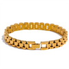 Stainless Steel Chain Bracelet Simple Plated Heavy Metal Texture Jewelry Men Party - Image 10