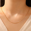 Stainless Steel Chain Necklace in Paperclip Box or Twisted Link Styles - Image 6