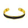 Cuff Adjustable Bangles Unisex Stainless Steel Bracelet CN(Origin) - Image 7
