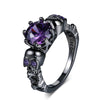 Retro Punk Skull Gothic Ring For Women Men Halloween Goth Black Gold Color Rings Accession Jewelry - Image 1