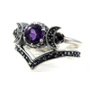 Three-Piece Star and Crescent Ring Set in Multiple Colors - Image 10