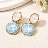 Creative Design Water ripple Resin Women's Earrings Summer Irregular Geometry Candy Color Earrings Jewelry - Image 5