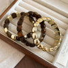 Square-Spliced Bead Bangle with Elastic Cord and Multiple Designs - Image 14