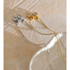 Stainless Steel Zircon Star Heart Drop Charm Necklace Pvd Plated Delicate Attractive Jewelry - Image 2